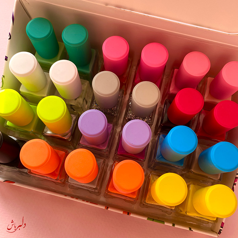 لاک ناخن نئونی
