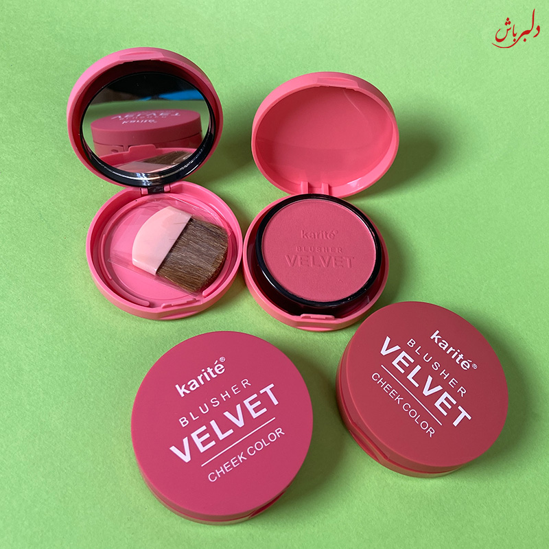 رژگونه velvet کاریته