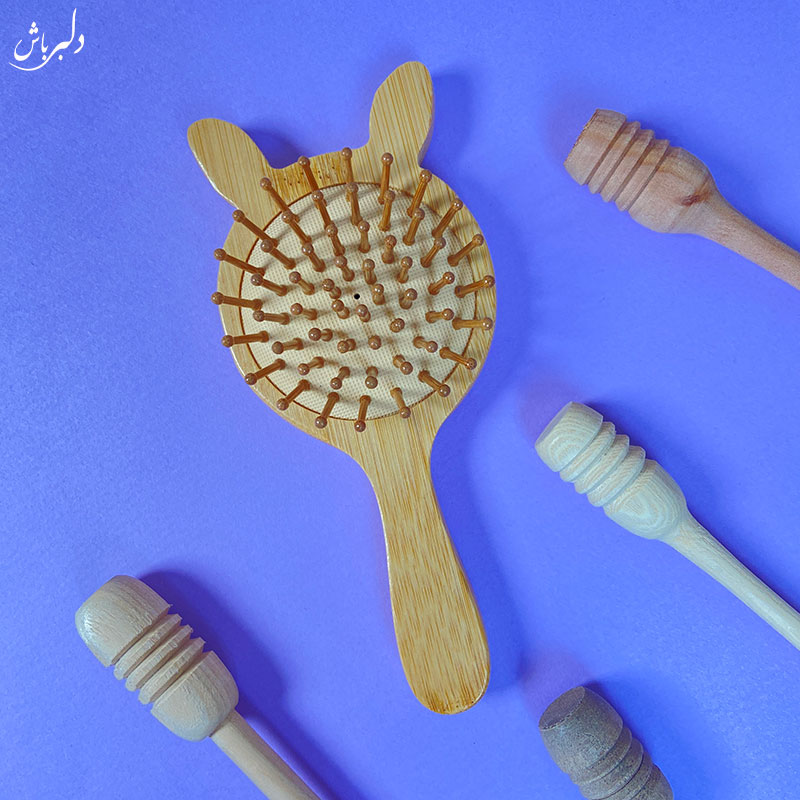 برس چوبی خرگوشی