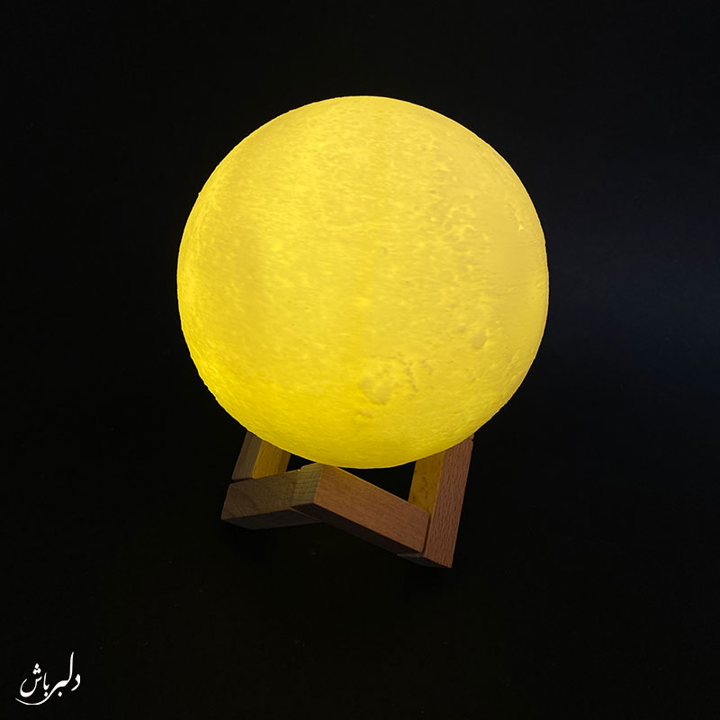 چراغ خواب طرح ماه باتری خور