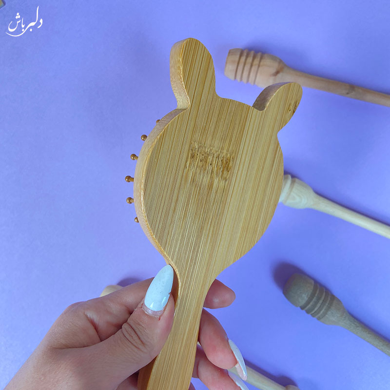 برس چوبی خرگوشی
