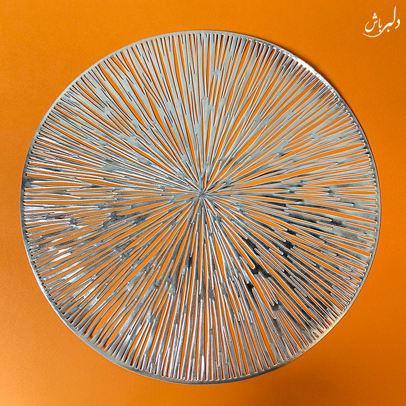 زیربشقابی گرد چرم