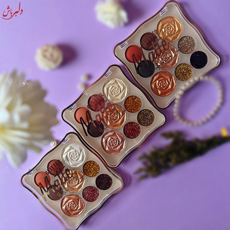 هایلایتر و سایه ۹ رنگ Matte