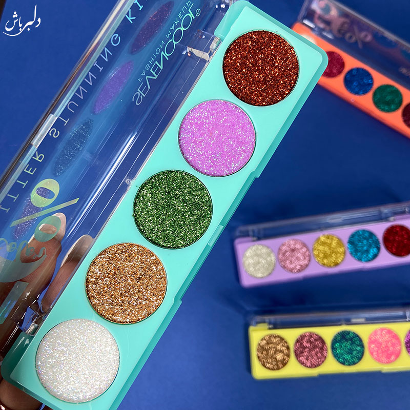 سایه گلیتر ۵ رنگ