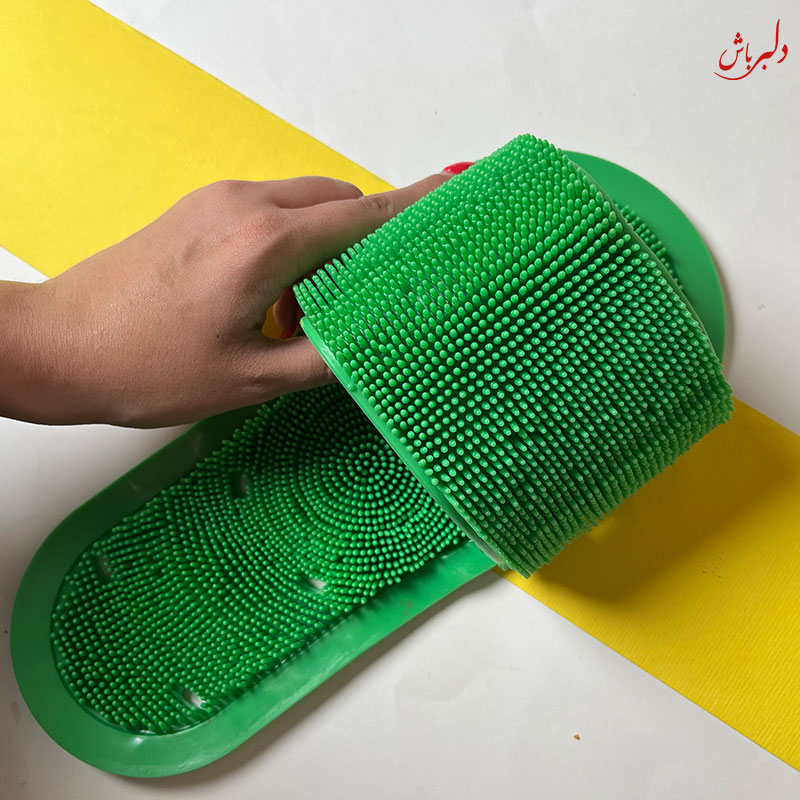 دمپایی شوینده سیلیکونی