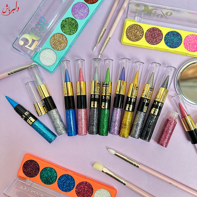 خط چشم و سرمه رنگی دوطرفه