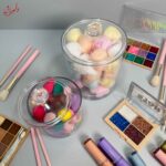 استند استوانه ای دوقلو شفاف
