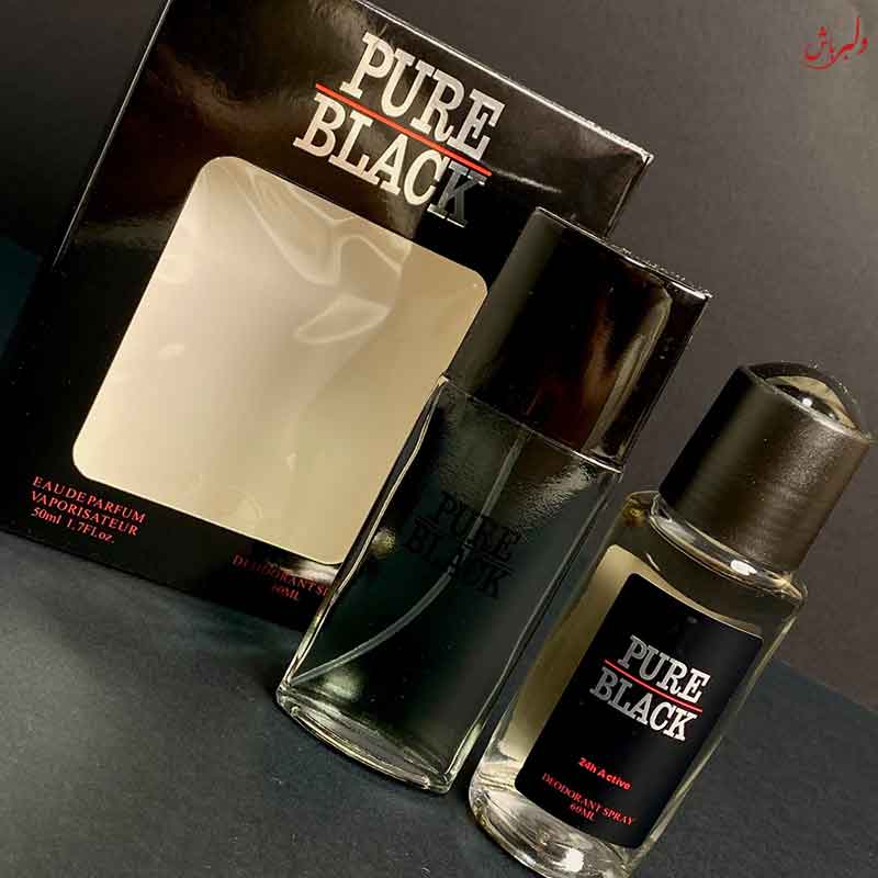 ست مام رول و عطر PURE BLACK