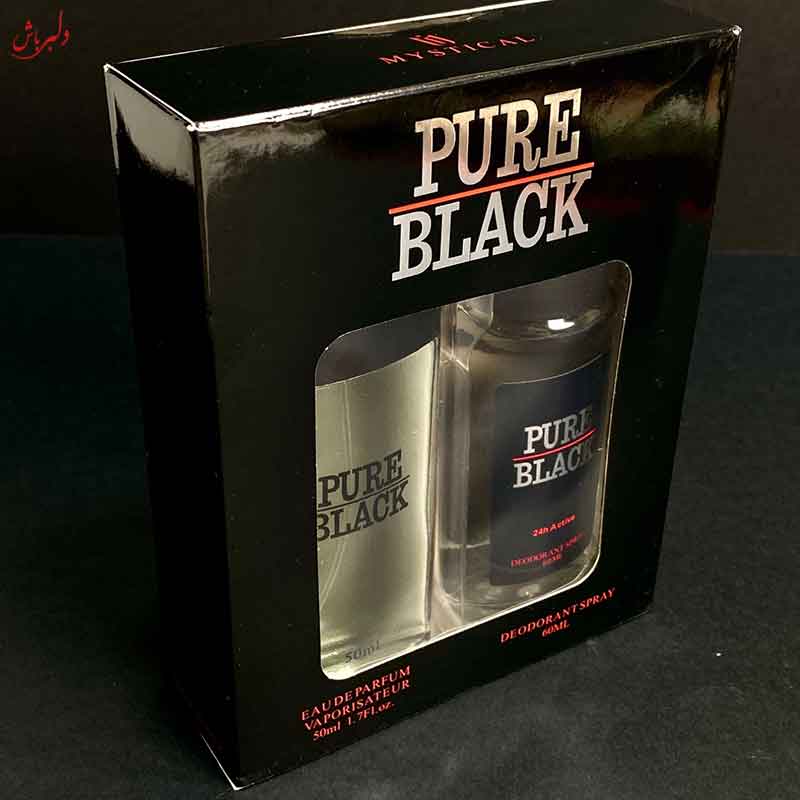 ست مام رول و عطر PURE BLACK