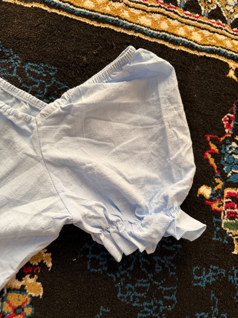 لباس عروسکی آبی