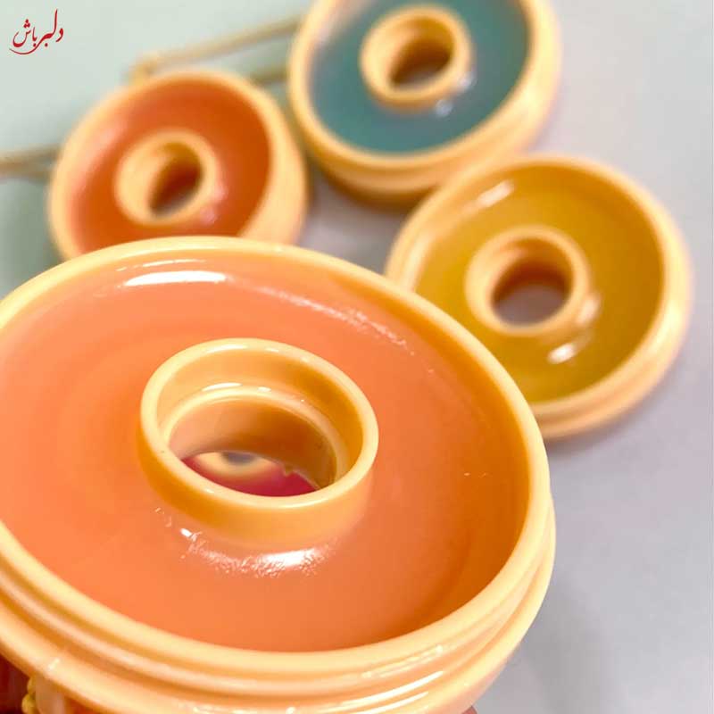 بالم لب دوناتی رنگی